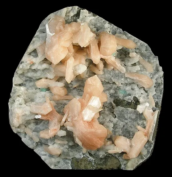 Stilbite-Ca, Heulandite-Ca, Quartz - image 1