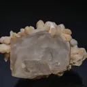 Stilbite-(Ca) on Calcite - image 1
