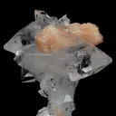 Stilbite Crystals Fused with Pointed Apophyllite Crystals Natural Mineral Specimen - image 2