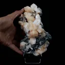 Stilbite Crystals on Chalcedony Big Cluster Natural Mineral Specimen - image 4