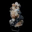 Stilbite Crystals on Chalcedony Big Cluster Natural Mineral Specimen - image 2
