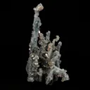 Stilbite Crystals on Chalcedony Coral Formation Natural Mineral Specimen - image 2