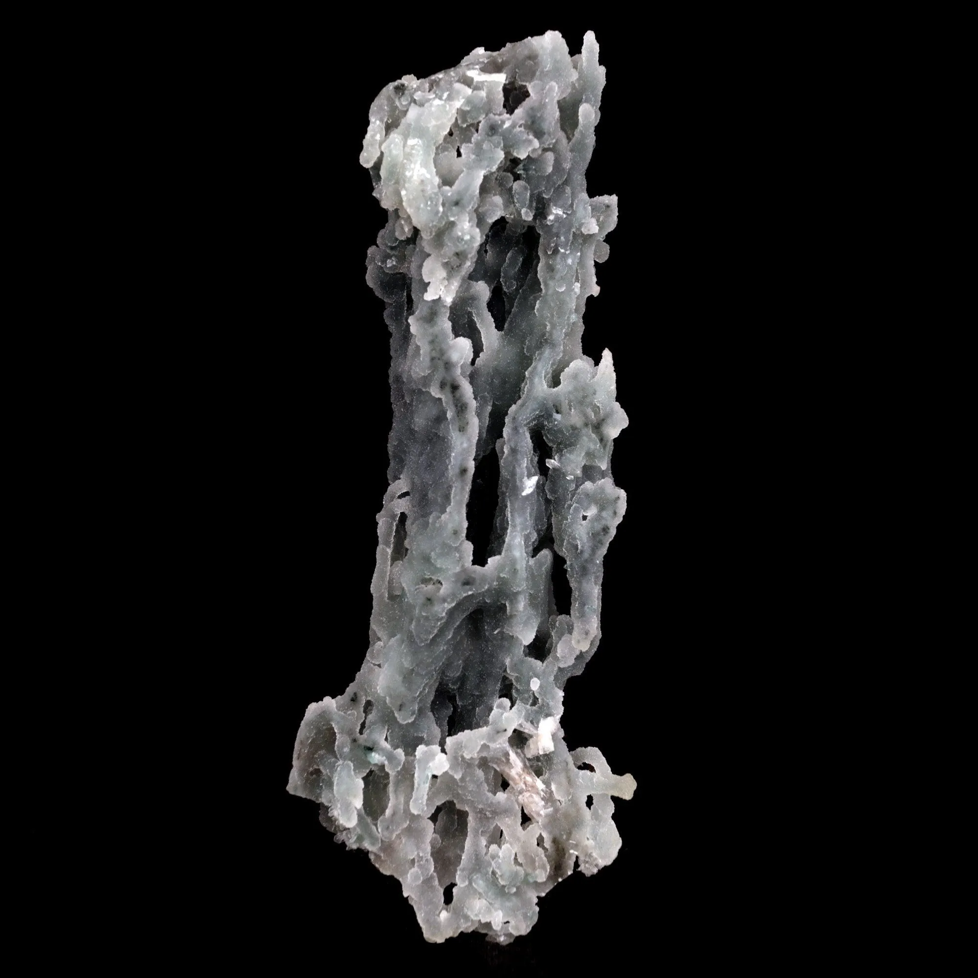 Stilbite Crystals on Chalcedony Coral Natural Mineral Specimen - image 5