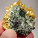 Stilbite, Fluorite - image 2
