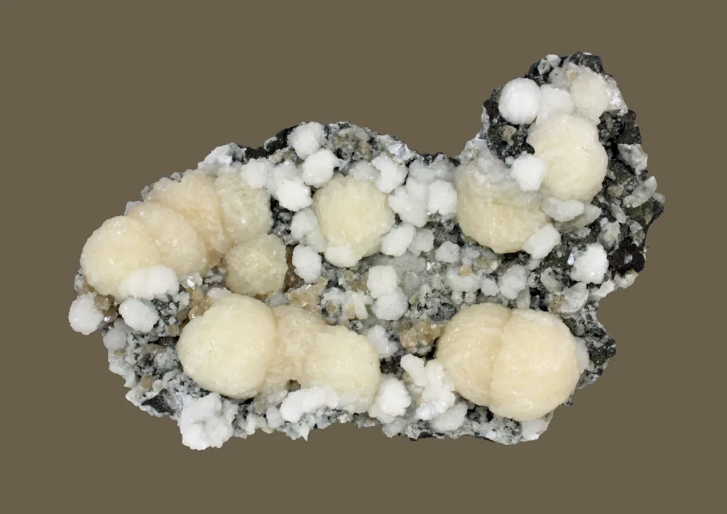 Stilbite from USA, New Jersey, Haledon, Braen Quarry image