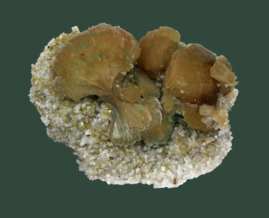 Stilbite from USA, New Jersey, Paterson, Upper New Street Quarry image
