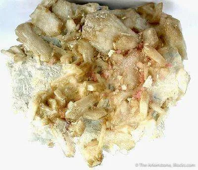 Stilbite, Lepidolite, Cleavelandite image