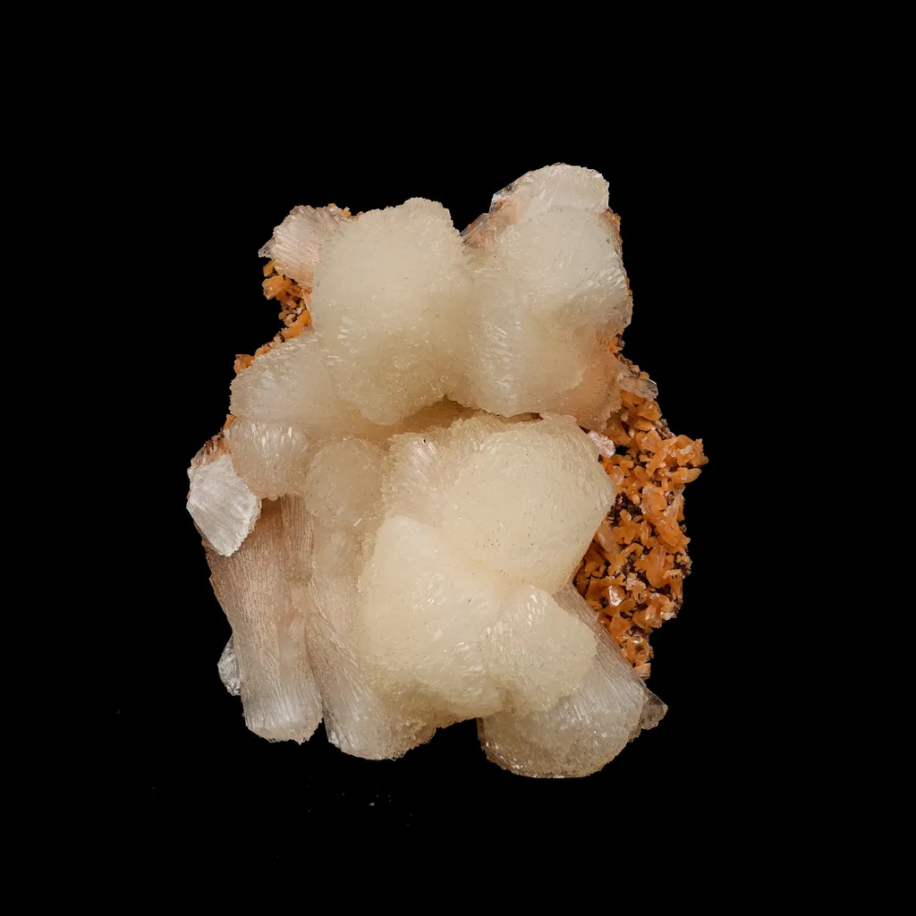 Stilbite Lusterous Cluster Natural Mineral Specimen image