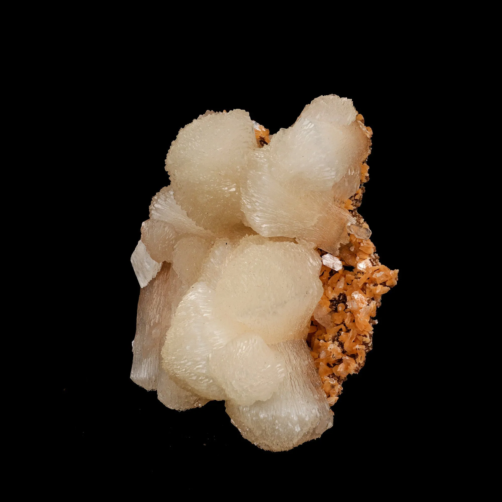 Stilbite Lusterous Cluster Natural Mineral Specimen - image 3
