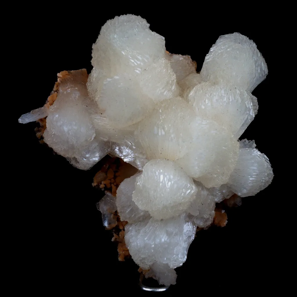 Stilbite Lusterous on Heulandite Natural Mineral Specimen image