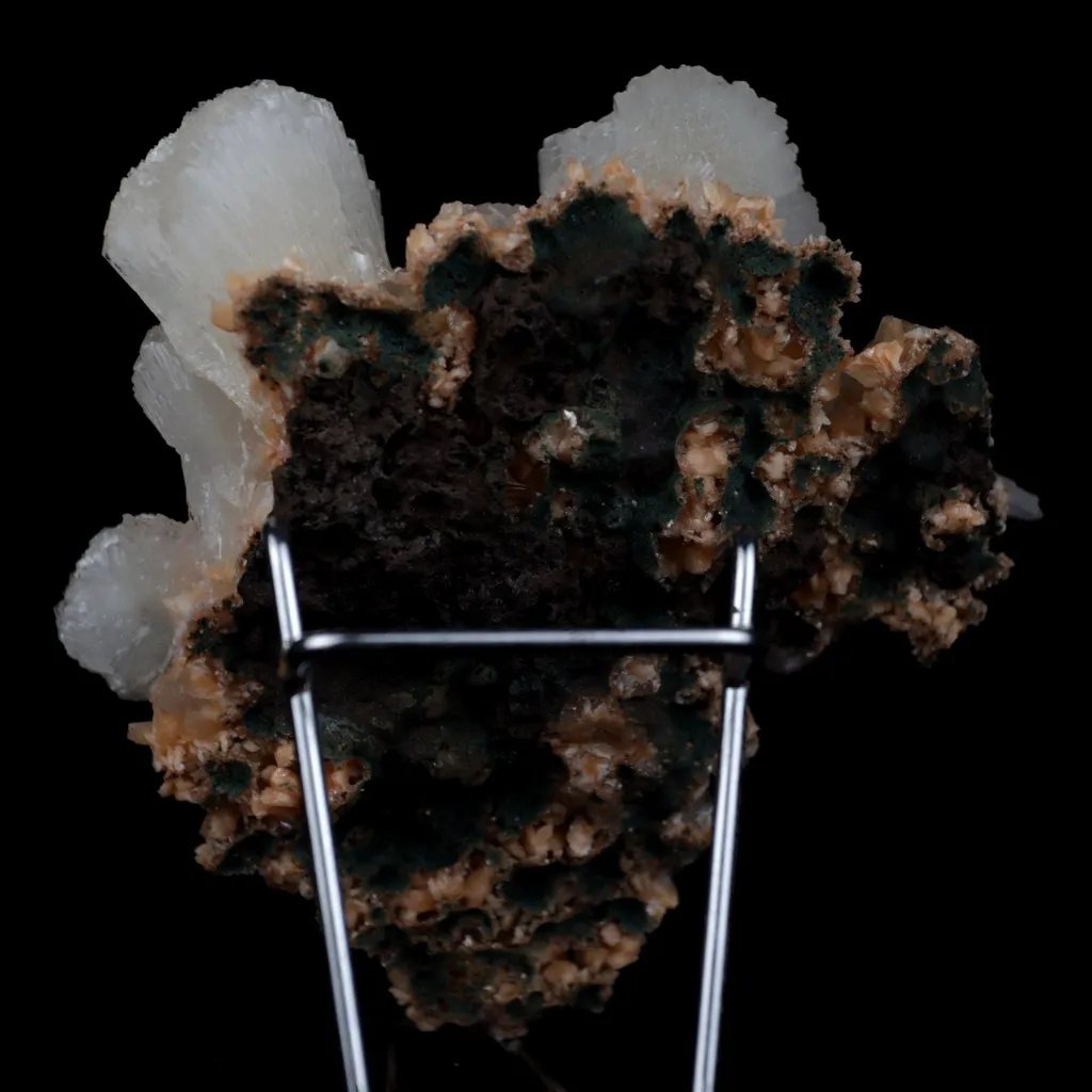 Stilbite Lusterous on Heulandite Natural Mineral Specimen - image 5