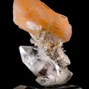 Stilbite on Apohyllite - image 2