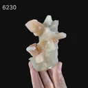 Stilbite on Calcite Natural Mineral Specimen - image 6