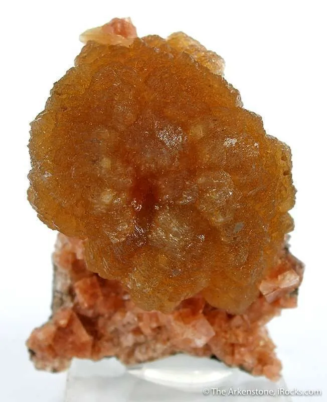 Stilbite on Chabazite image