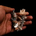 Stilbite on Chalcedony Coral Formation Natural Mineral Specimen - image 5