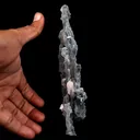 Stilbite on Chalcedony Coral Natural Mineral Specimen - image 4