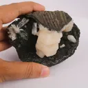 Stilbite on Chalcedony Free Standing Natural Mineral Specimen - image 3