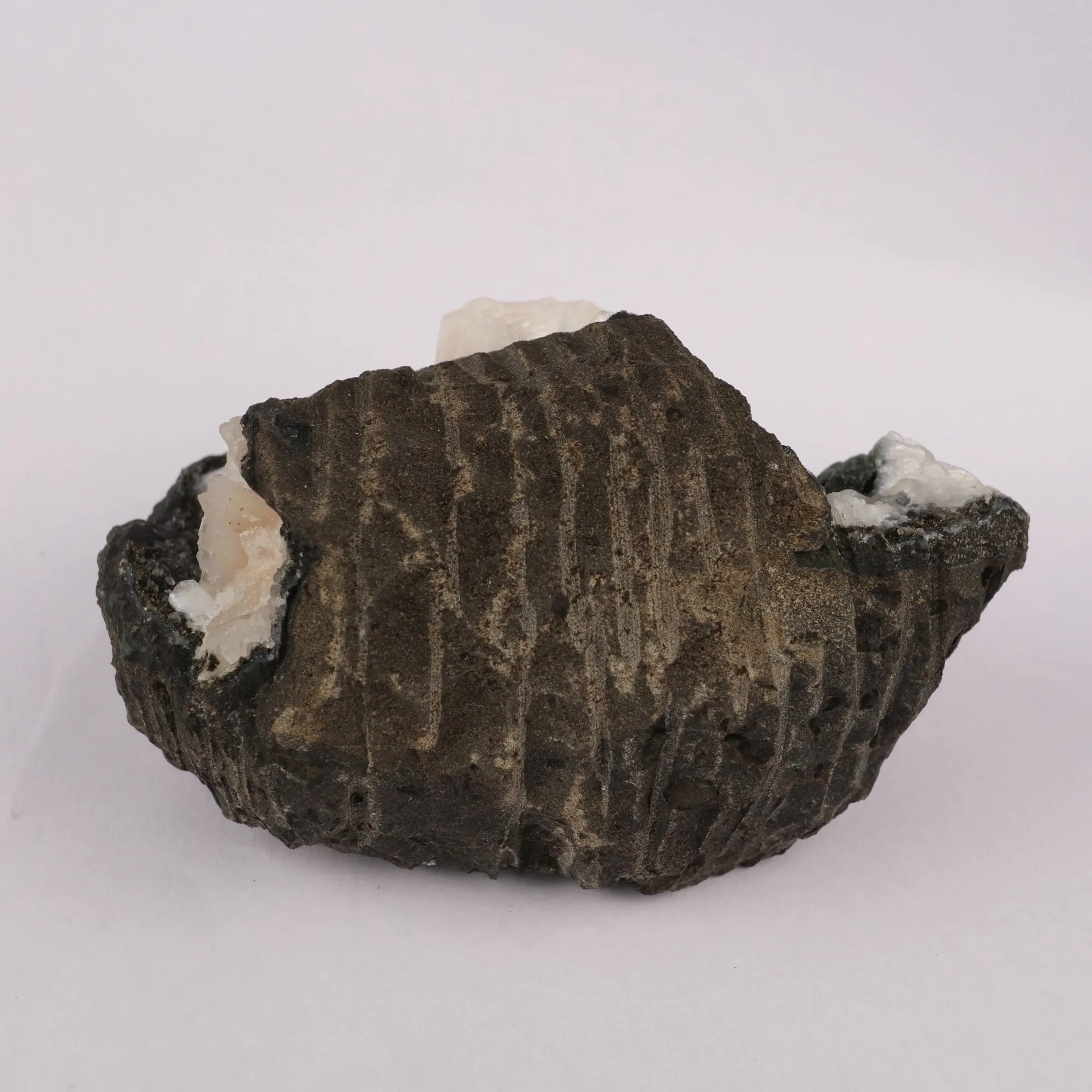 Stilbite on Chalcedony Free Standing Natural Mineral Specimen - image 4