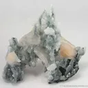 Stilbite on Chalcedony Stalactites - image 3
