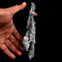 Stilbite on Chalcedony Stalactites Natural Mineral Specimen - image 4