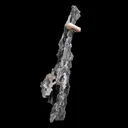 Stilbite on Chalcedony Stalactites Natural Mineral Specimen - image 3