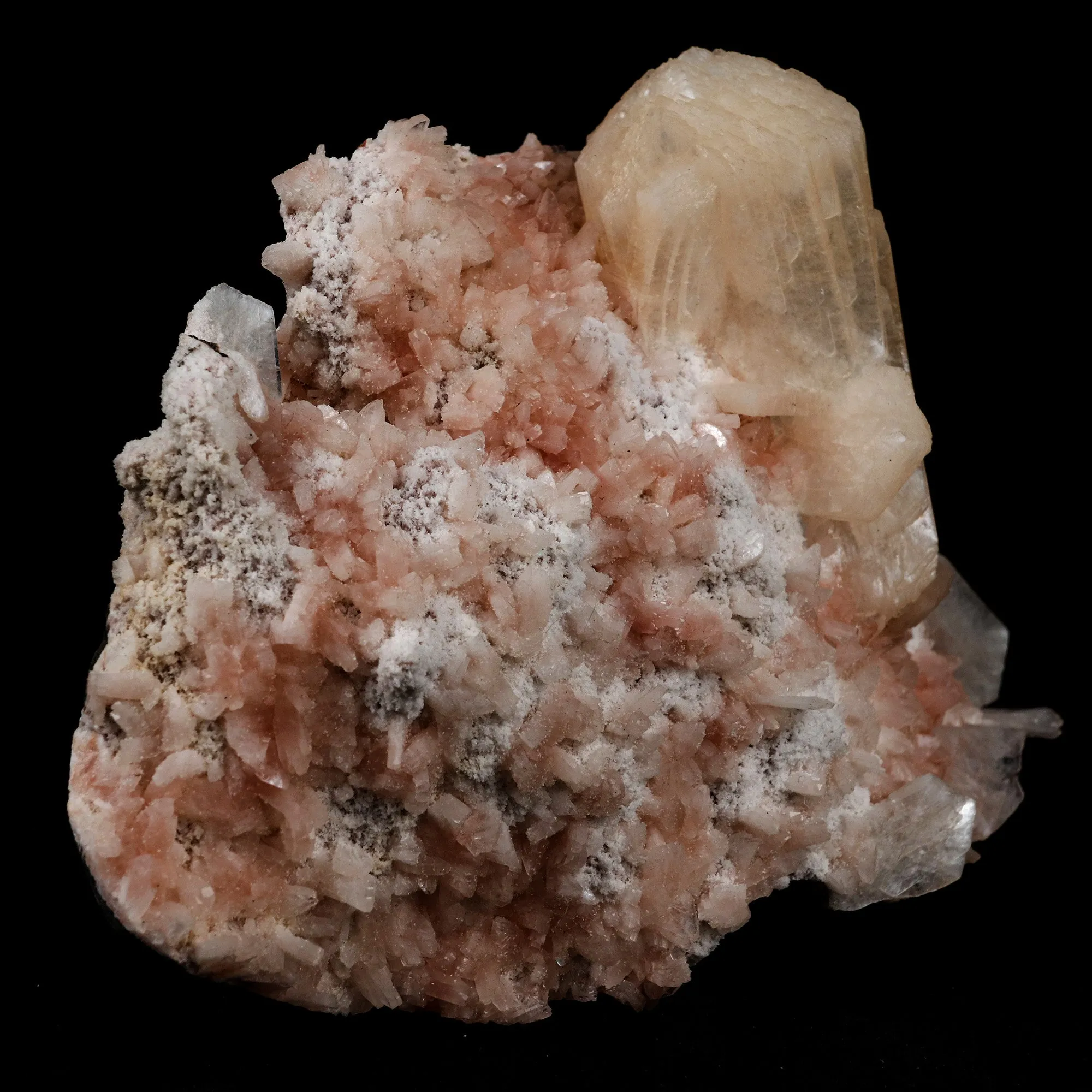 Stilbite on Heulanidte Natural Mineral Specimen - image 2