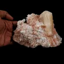 Stilbite on Heulanidte Natural Mineral Specimen - image 4