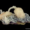 Stilbite on Quartz - image 2