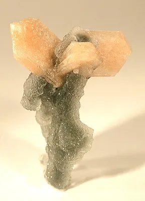 Stilbite, Quartz image