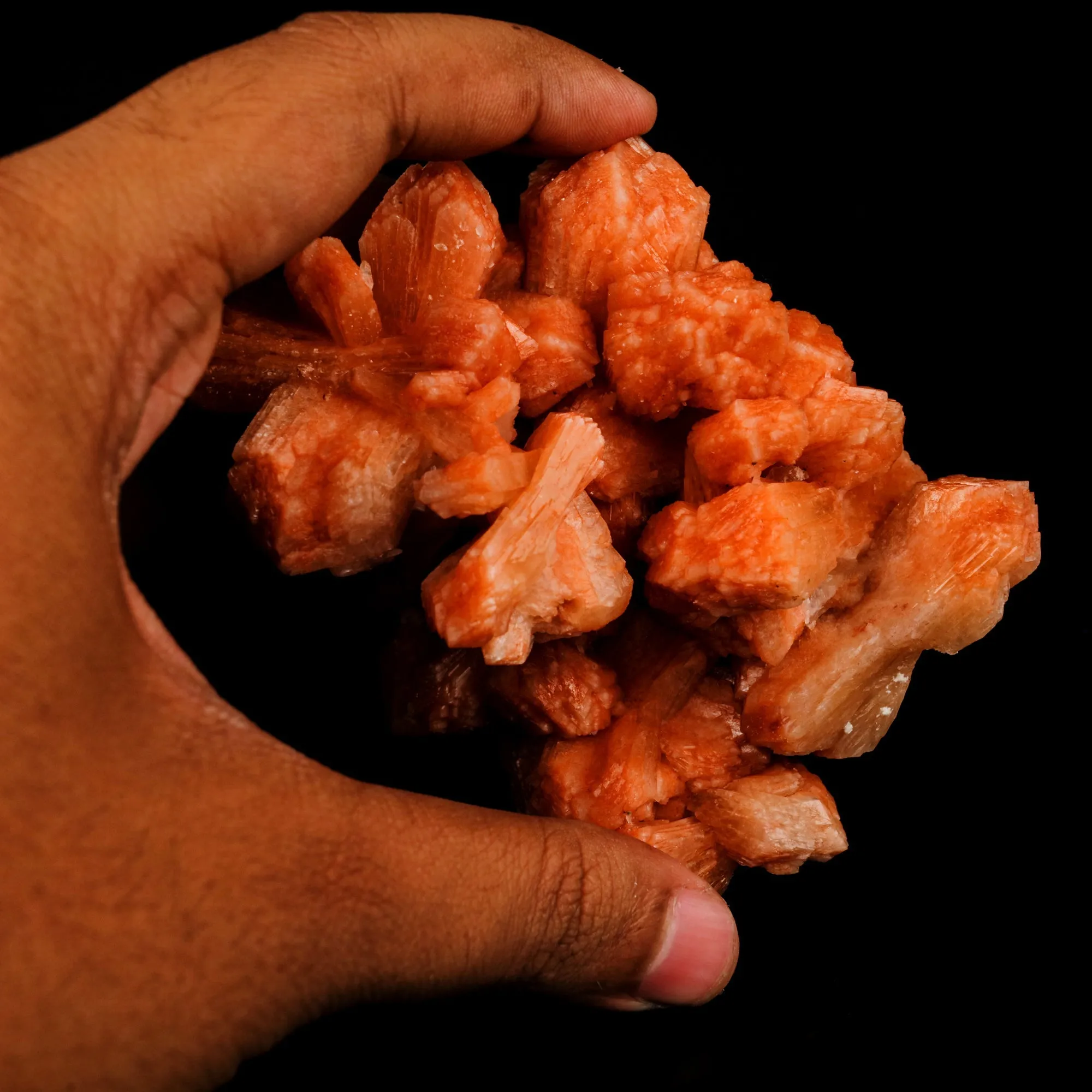 Stilbite Red Natural Mineral Specimen - image 4