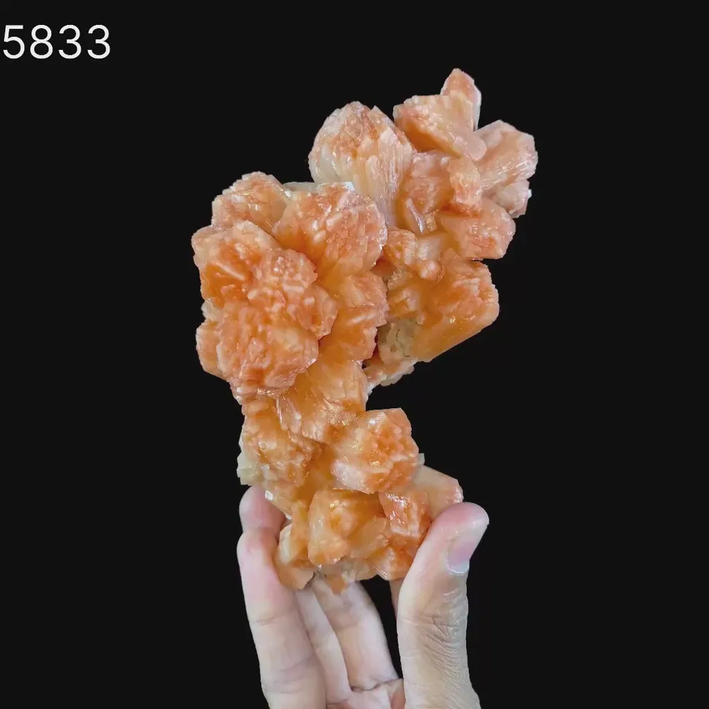 Stilbite Red Natural Mineral Specimen - image 6