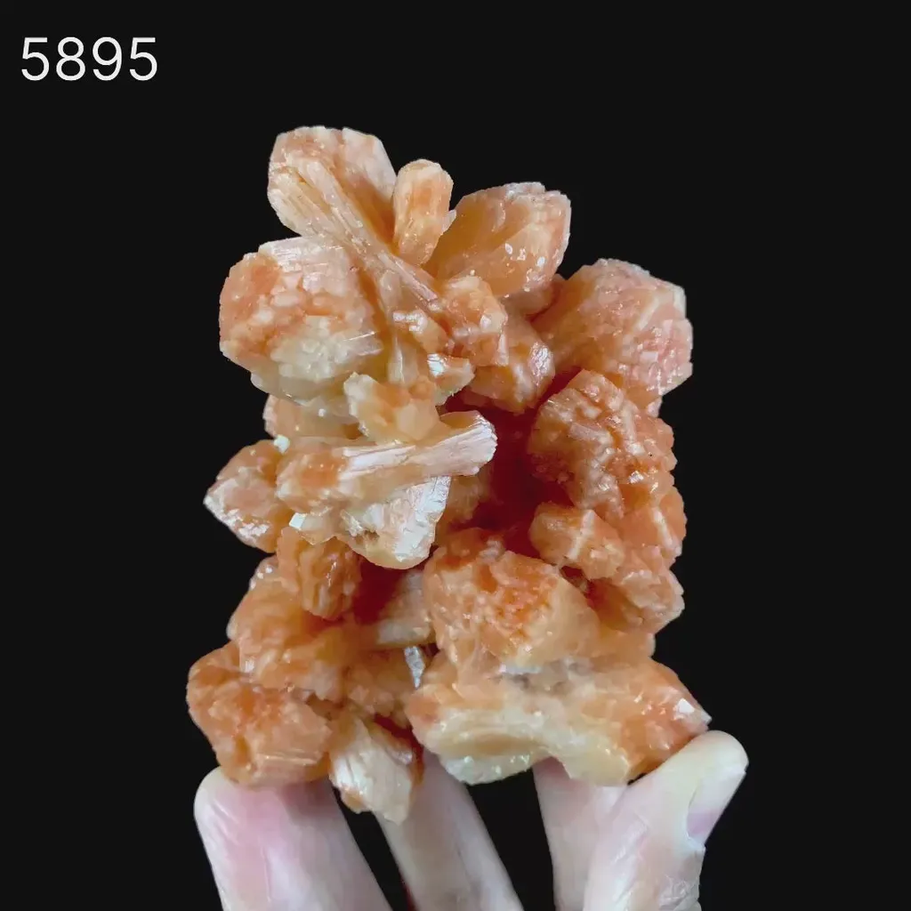 Stilbite Red Natural Mineral Specimen - image 5