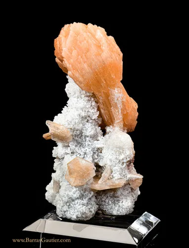 Stilbite sur Quartz - image 3