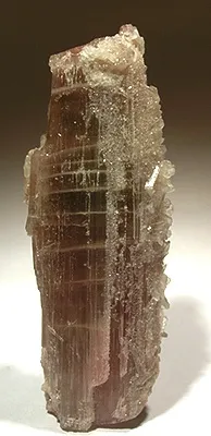 Stilbite, Tourmaline image