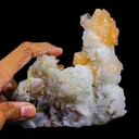 Stilbite With Chalcedony Natural Mineral Specimen - image 6