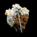 Stilbite With Chalcedony Natural Mineral Specimen - image 8