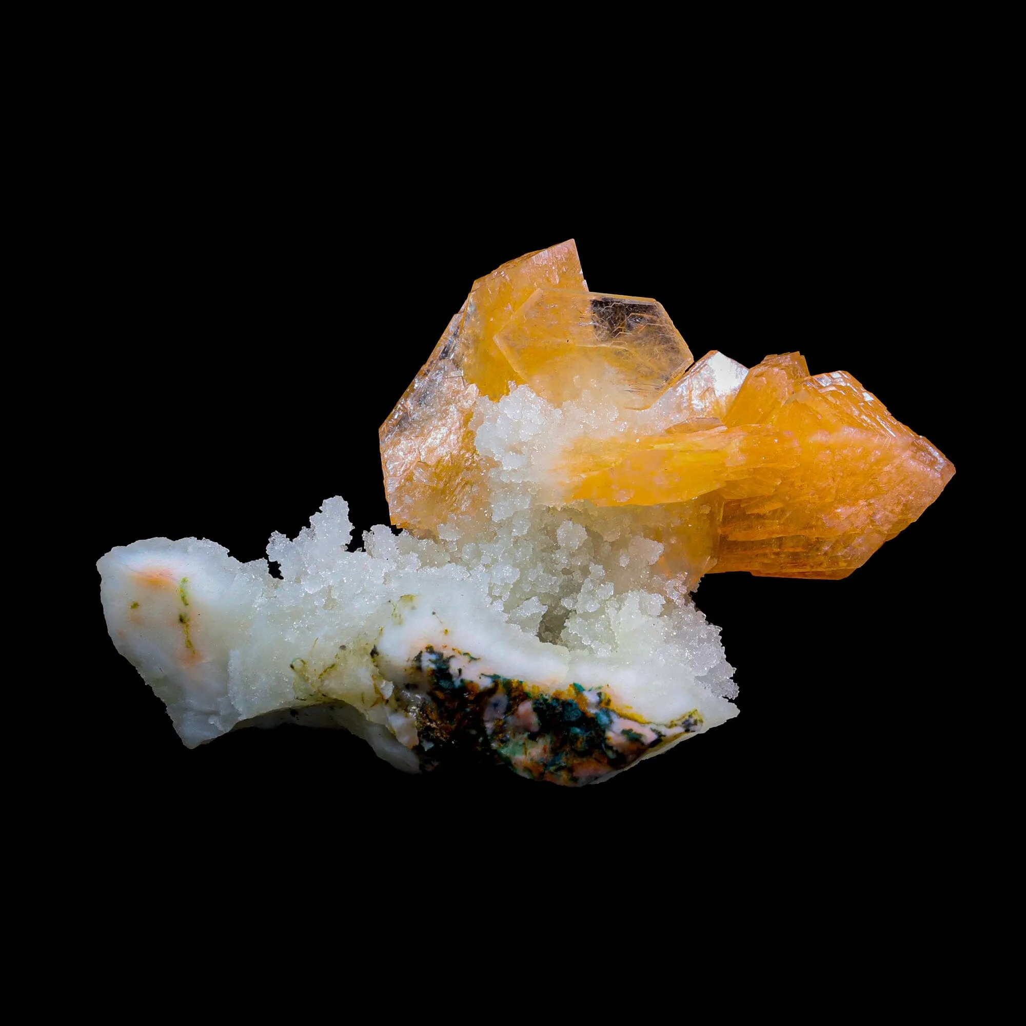 Stilbite With Chalcedony Natural Mineral Specimen - image 4