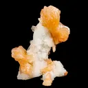 Stilbite With Chalcedony Natural Mineral Specimen - image 2