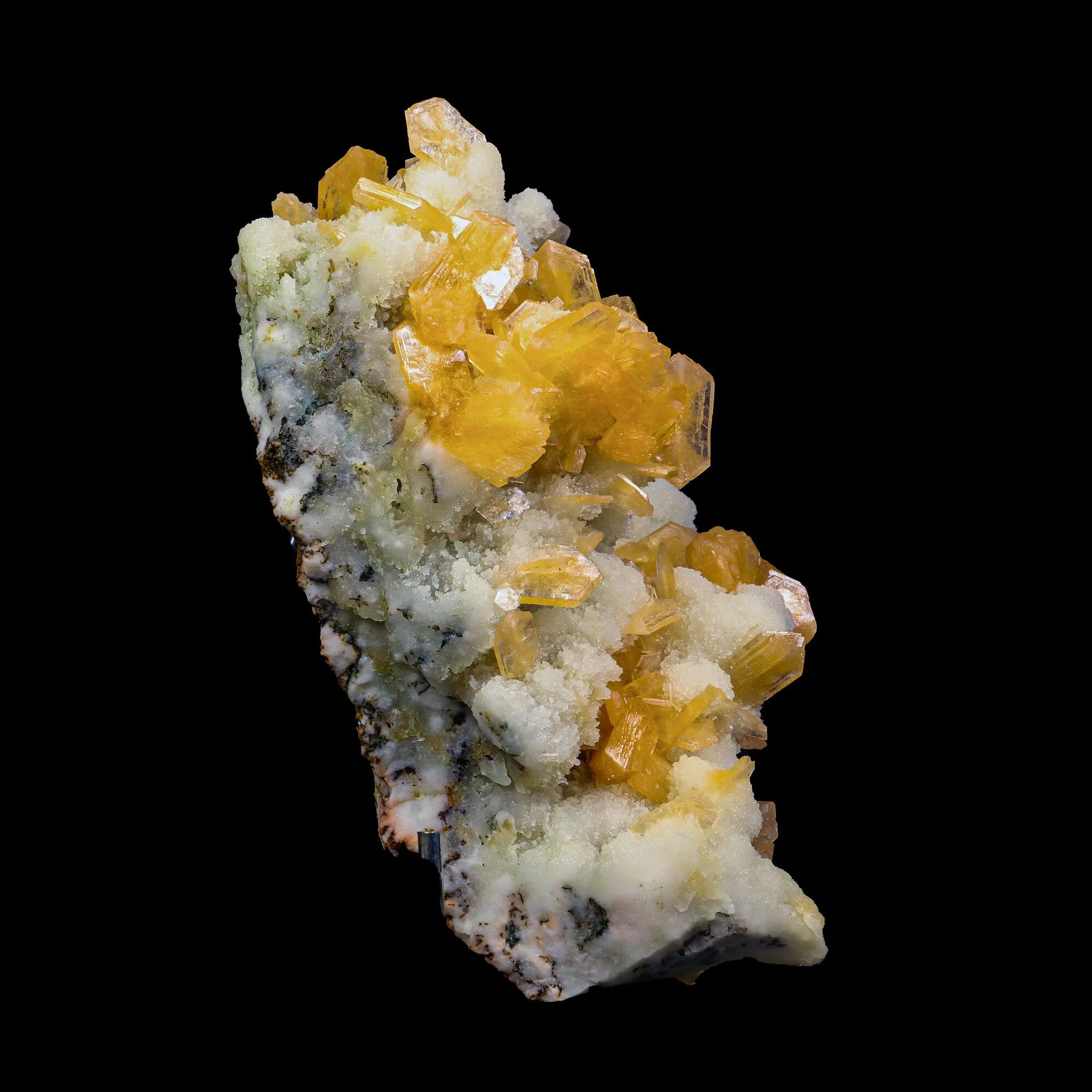Stilbite With Chalcedony Natural Mineral Specimen - image 6