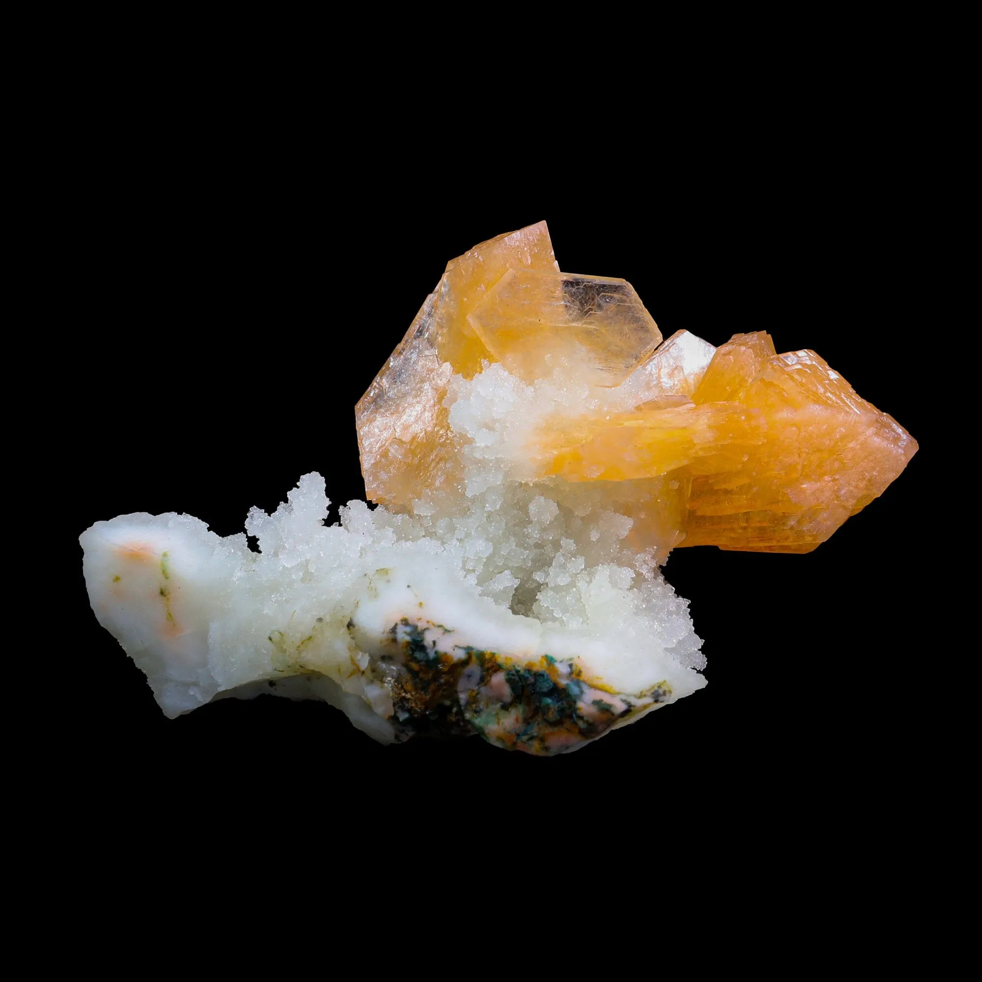 Stilbite With Chalcedony Natural Mineral Specimen - image 3