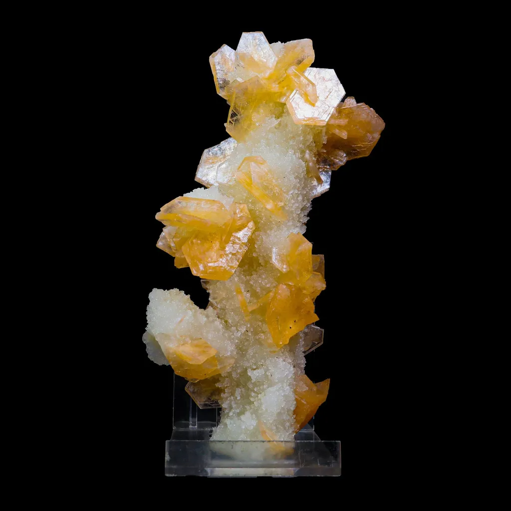 Stilbite With Chalcedony Natural Mineral Specimen - image 4