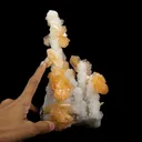 Stilbite With Chalcedony Natural Mineral Specimen - image 5