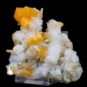 Stilbite With Chalcedony Natural Mineral Specimen - image 3