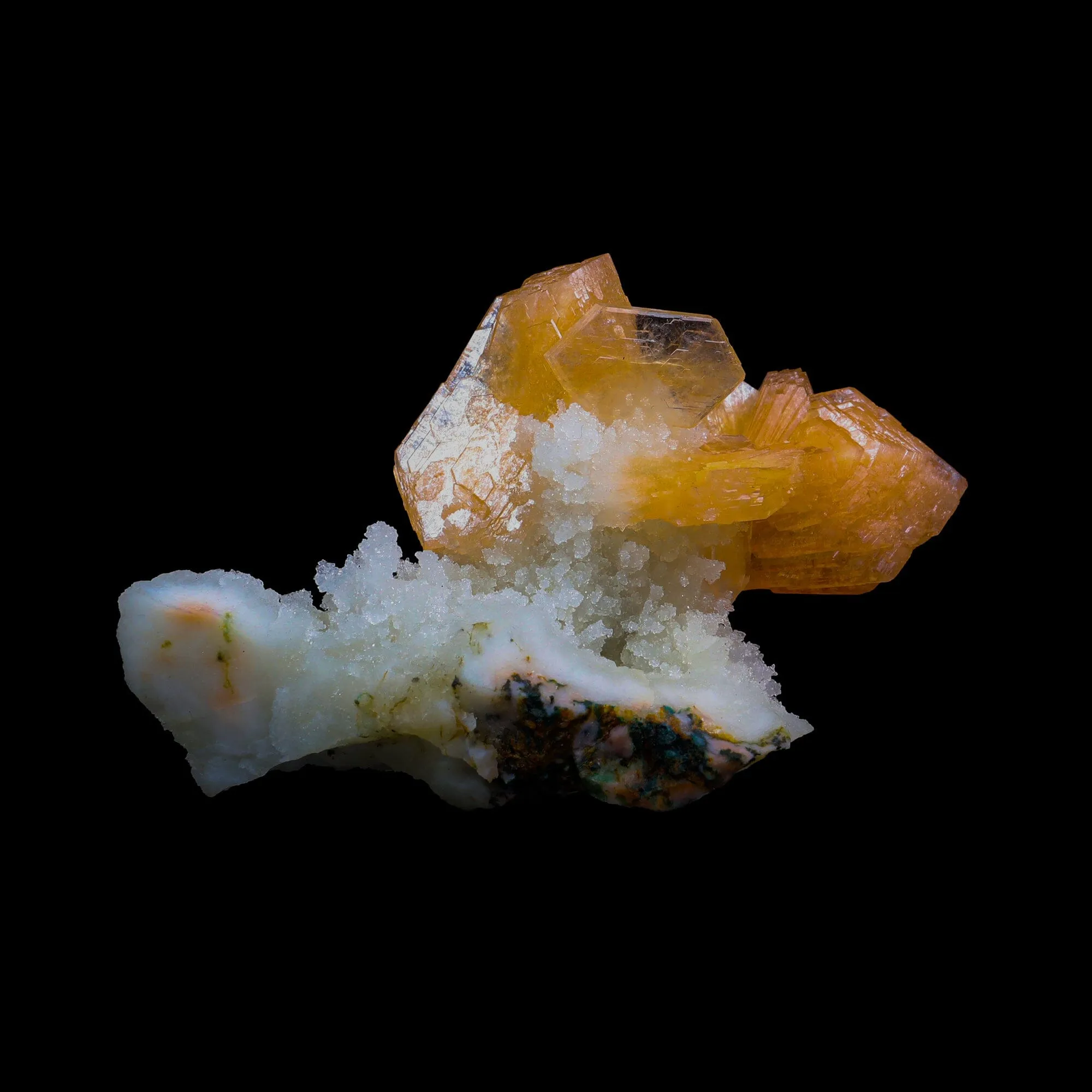 Stilbite With Chalcedony Natural Mineral Specimen - image 6