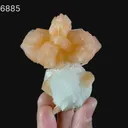 Stilbite With Chalcedony Natural Mineral Specimen - image 7