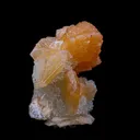 Stilbite With Chalcedony Natural Mineral Specimen - image 4