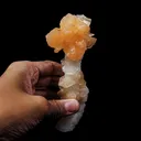 Stilbite With Chalcedony Natural Mineral Specimen - image 5