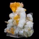 Stilbite With Chalcedony Natural Mineral Specimen - image 4