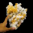 Stilbite With Chalcedony Natural Mineral Specimen - image 7