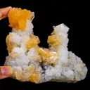 Stilbite With Chalcedony Natural Mineral Specimen - image 5